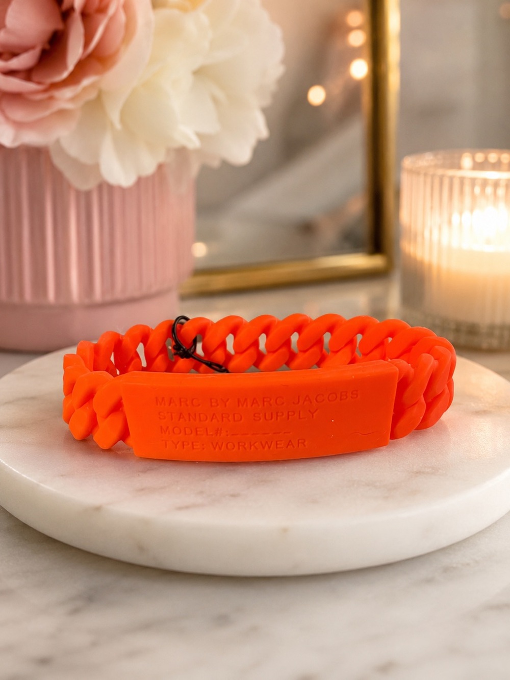 Marc by Marc Jacobs Vibrant Orange Bracelet